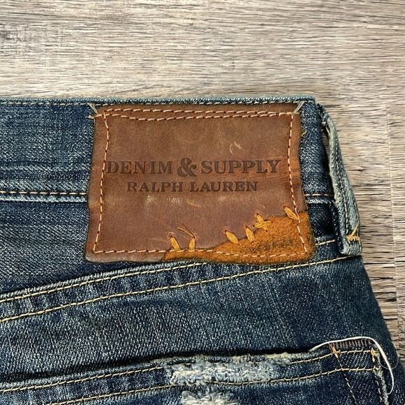 Ralph Lauren Denim & Supply RARE Men’s slim fit distressed jeans cotton - 31/34 - Picture 6 of 12